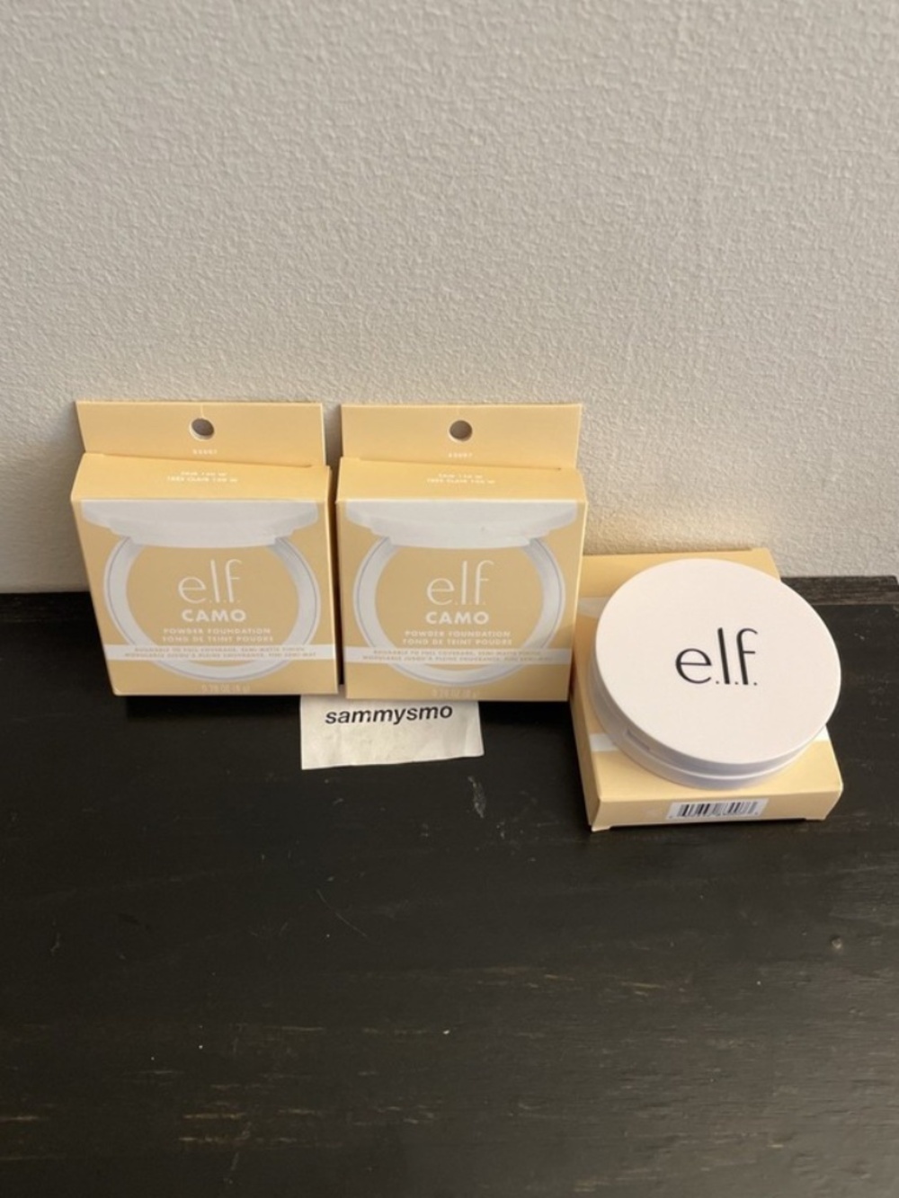 elf e.l.f. Camo Powder Foundation, Fair 140 W, x3